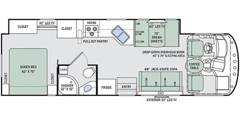 2019 Thor Motor Coach Freedom Traveler A30 Drivable vehicle in Mansfield