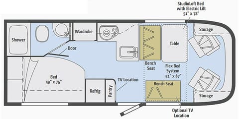 2015 Winnebago Trend 23L Drivable vehicle in Cupertino