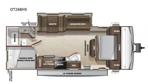 2021 Highland Ridge Open Range OT26BHS Towable trailer in Everett