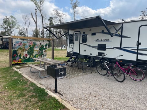 Perfect Couple's Camper Towable trailer in Highway 30A Florida Beach