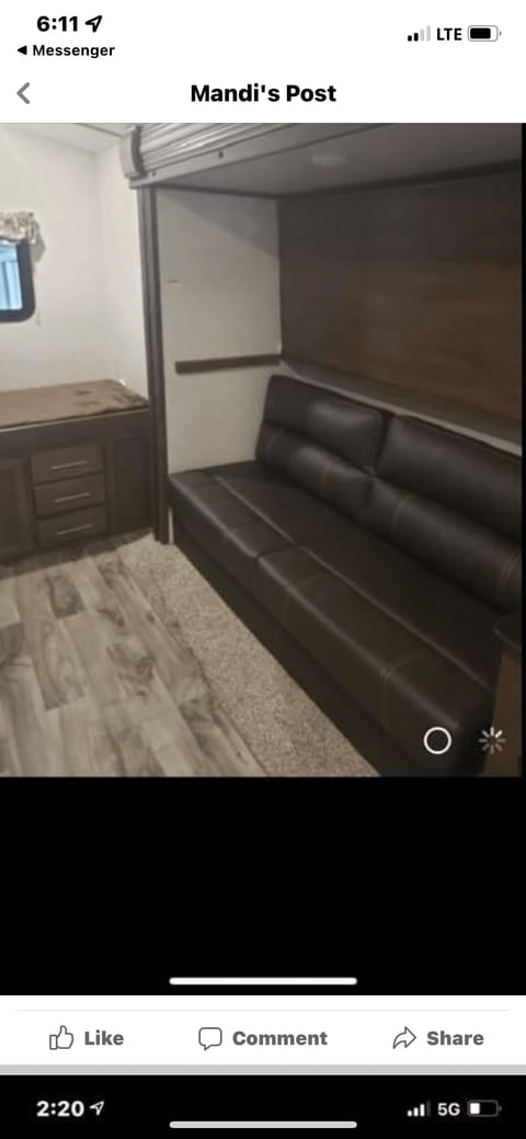 2019 Keystone RV Cougar Half-Ton Series 32RDB Towable trailer in La Porte