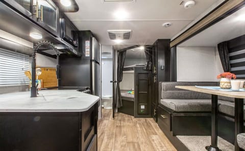 Modern Pet & Family Friendly Bunkhouse Grey Wolf Towable trailer in Laurel Township