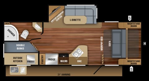 2018 Jayco White Hawk 24MBH Towable trailer in Post Falls