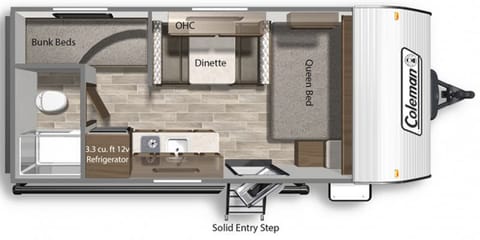 2021 Dutchmen RV Coleman 17B Towable trailer in Fontana