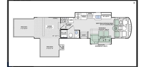 2 Story Playa Palace - Class A Travel Trailer Drivable vehicle in Sparks