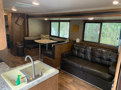 Adam & Alaina’s family friendly QUAD-bunkhouse 2017 Forest River RV Salem Cruise Lite 273QBXL Towable trailer in Clive