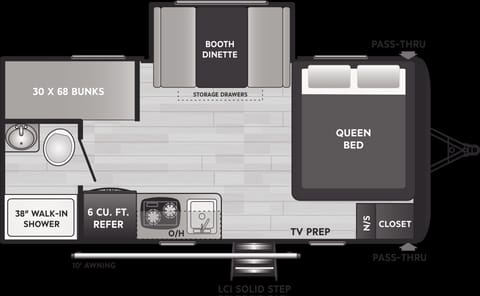 2022 Keystone RV Hideout Single Axle 176BH Towable trailer in Homewood