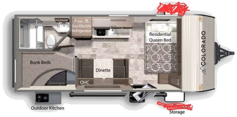 Bunk House Gem! Towable trailer in Campbell