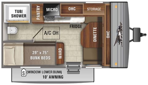 Pet Friend, Kid Approved Camper for 4 Towable trailer in Oak Creek