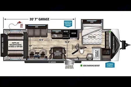 2022 Grand Design Momentum G-Class 30G Towable trailer in Grand Junction