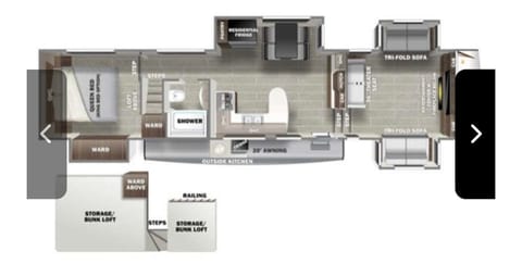 2022 Forest River RV Sabre 37FLL Towable trailer in Redding