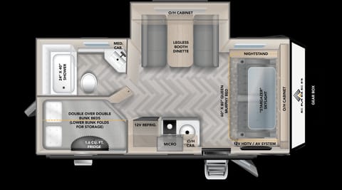 Bunkhouse on Wheels- Max Solar Package! Towable trailer in Garland