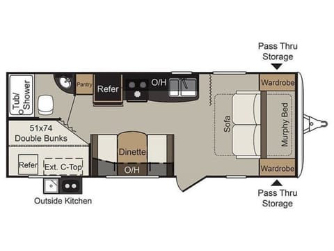 2019 Keystone RV Passport 239ML-KID APPROVED Towable trailer in Leander