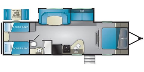 2021 Heartland Pioneer QB 300 Towable trailer in Burlington