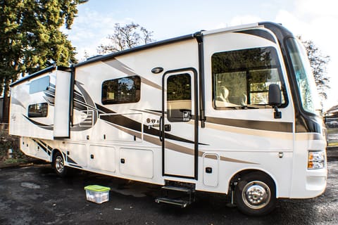 Upscale and Kid-Approved Motorhome Rental Drivable vehicle in Vancouver