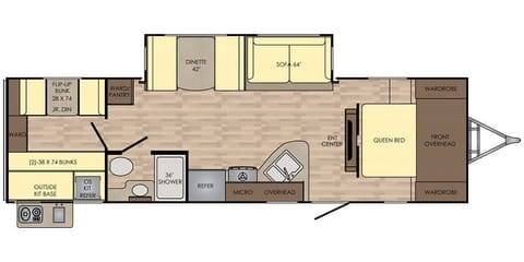 Endless Aventure's Spacious Camper-Delivery Only Towable trailer in Appleton