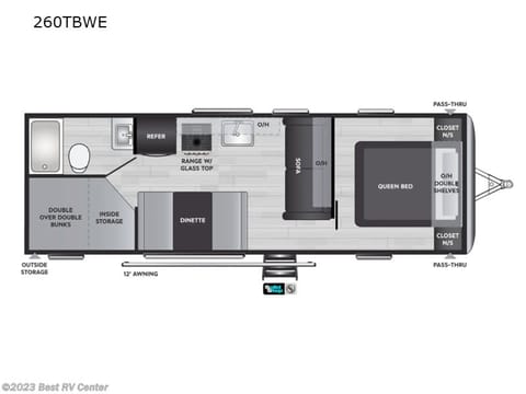 Rv Rentals Way Of Life's CAMP READY! SLEEP 10 S1 Towable trailer in Hemet