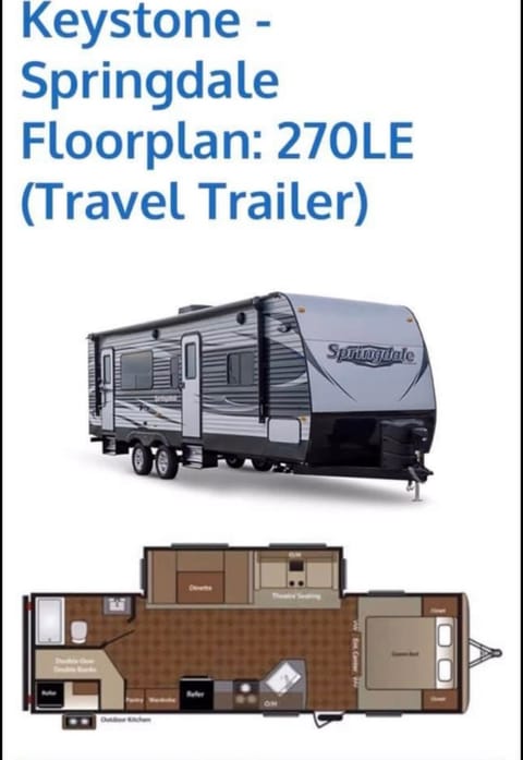 2016 Keystone RV Springdale 270LE Towable trailer in Gallatin