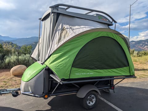 Lightweight adventure with our Sylvansport Go! Towable trailer in Durango