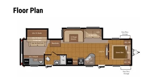 DJ's Bunk House Towable trailer in Decorah