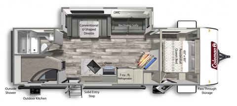 2020 Dutchmen RV Coleman Light 2755BH Towable trailer in Port Orange