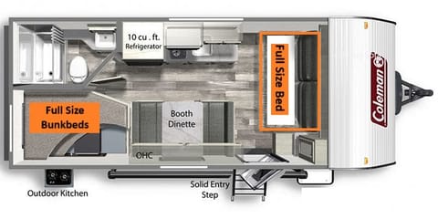 Sparks Big Dog Friendly 5 person Travel Trailer Towable trailer in Wright