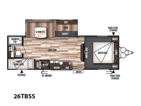 Rv Rentals Way Of Life's GET AWAY! SLEEPS 10  W1 Towable trailer in Hemet