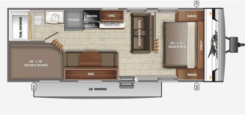 The Jay Bird's Home on the Road Towable trailer in Cherry Hill