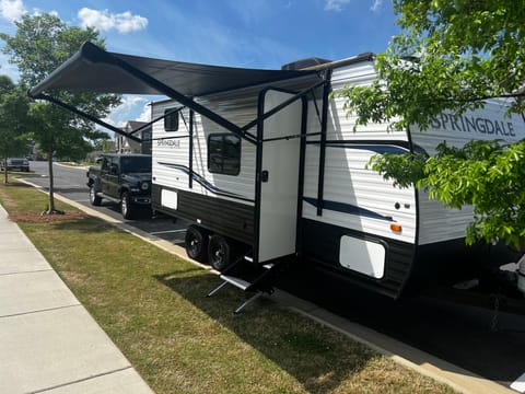 Compact Family Friendly Springdale Mini Towable trailer in Matthews