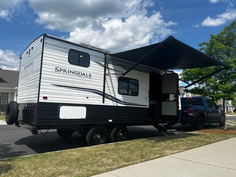 Compact Family Friendly Springdale Mini Towable trailer in Matthews