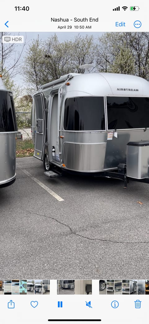 Affordable Airstream for Rent (16 ft) Towable trailer in Nashua