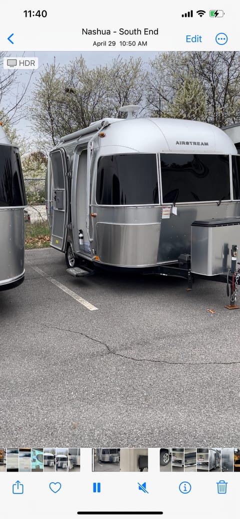 Affordable Airstream for Rent (16 ft) Towable trailer in Nashua