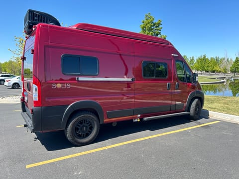 PJ’s 2022 Winnebago Solis 59P with rooftop AC Campervan in Idaho Falls