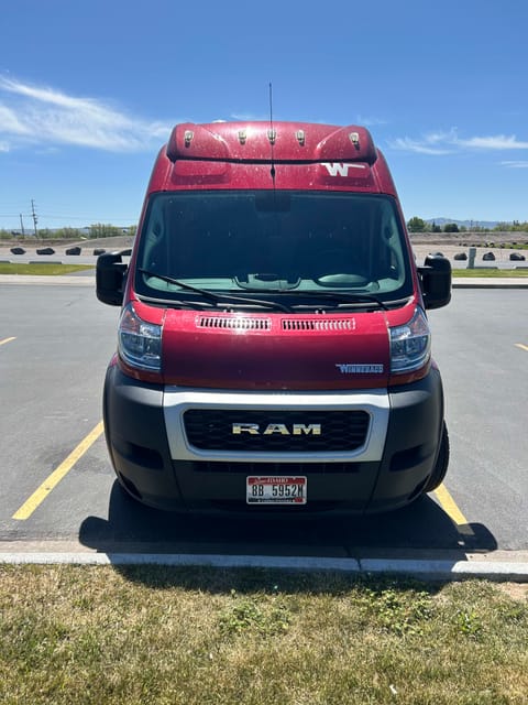 PJ’s 2022 Winnebago Solis 59P with rooftop AC Campervan in Idaho Falls