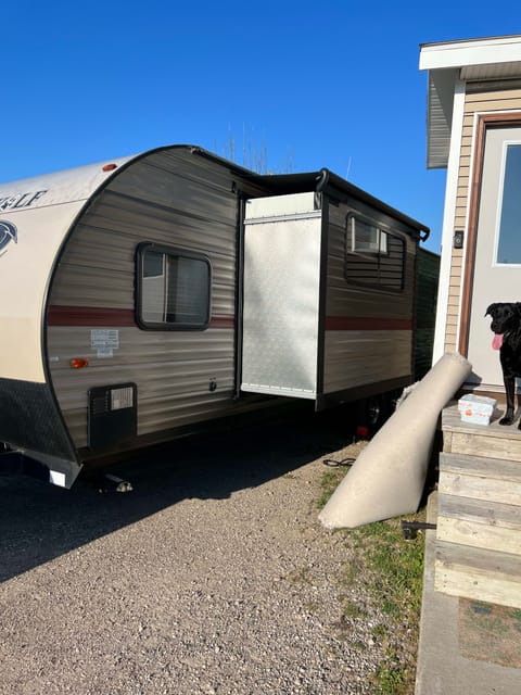 Archie's Toy Hauler Pet Friendly Oasis Towable trailer in Bear Creek