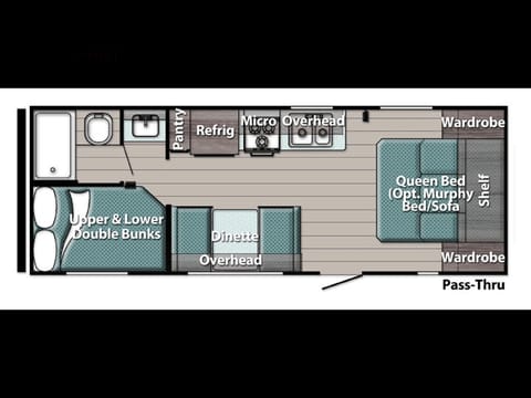 Cozy Camp Champion Towable trailer in Spring