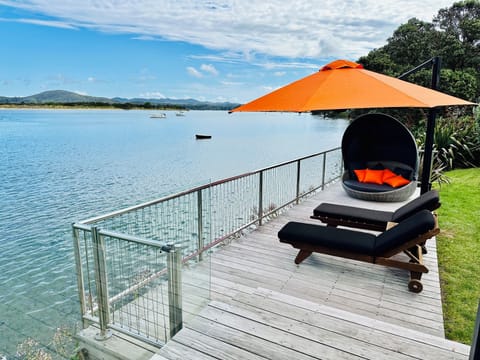 Relax and just watch the boats go by!