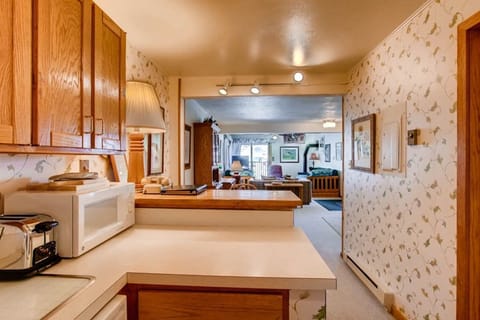 Prepare a meal in the equipped kitchen.