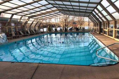 Indoor pool, outdoor pool