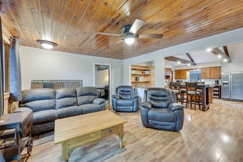 Living Room | Smart TV | Dining Area + Kitchen