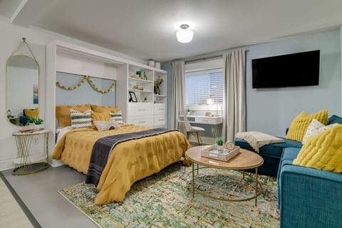 Private entrance with self-check-in and smart lock.