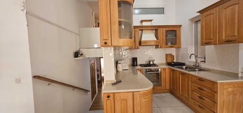 Fridge, oven, electric kettle, highchair