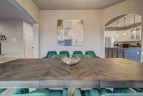 Seamless Dining Experience! The Dining Area is Adjacent to the Kitchen for Effortless Meal Preparation and Comfortable Dining.