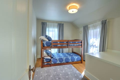 Fourth bedroom with twin bunk beds