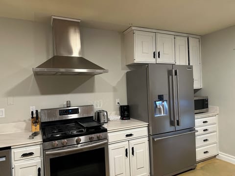 Refrigerator and stove