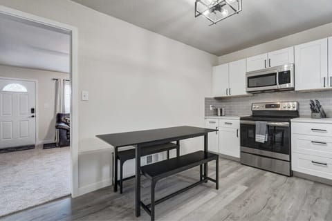 Gather around and share a meal with loved ones in our spacious dining area, the perfect setting for creating unforgettable memories.