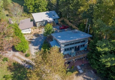 Sunny Modern Country Apartment is the upper floor of the lower home.