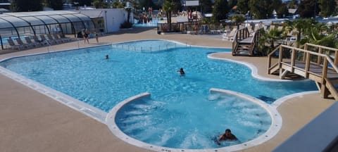 Indoor pool, outdoor pool