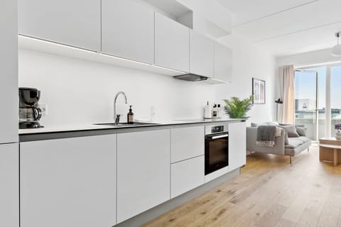 Bright and fully equipped kitchen