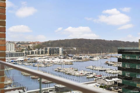 Balcony views overlooking the marina